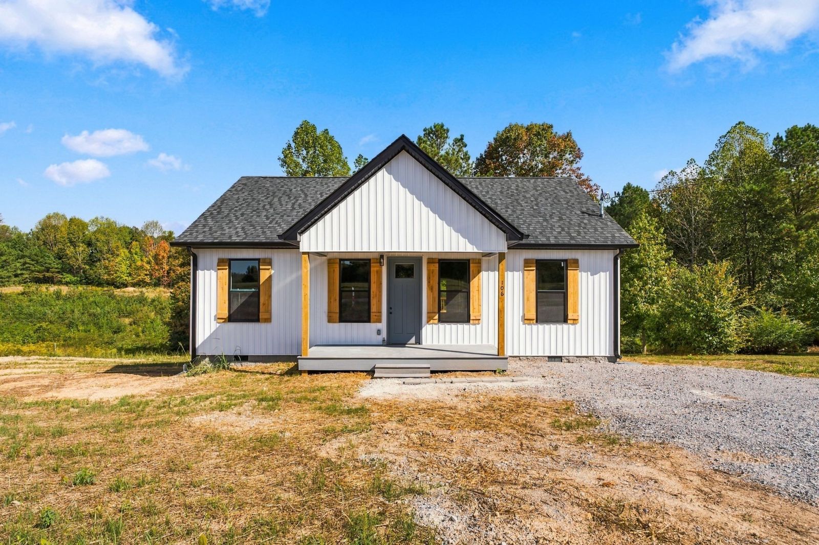 106 Shoal Creek Rd front exterior, Lawrence County TN home for sale