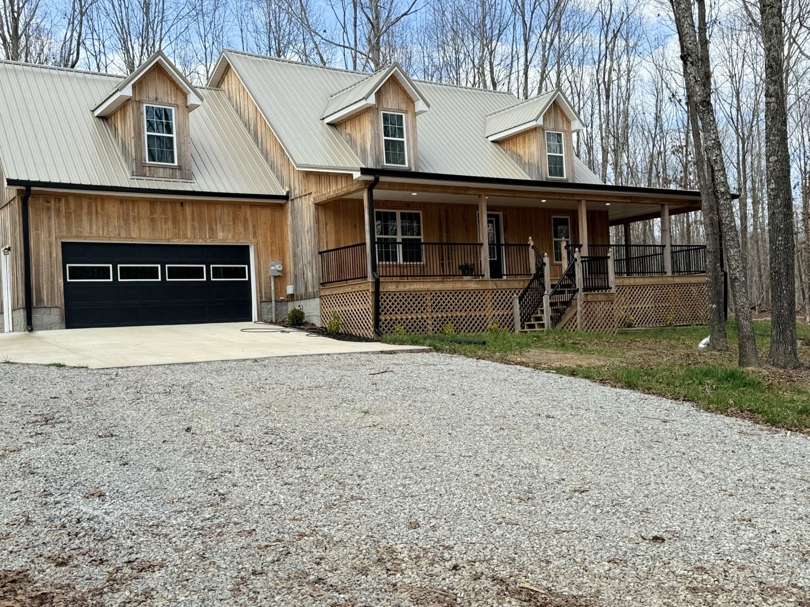 1220 Covered Bridge Ln front exterior, Lawrence County TN home for sale