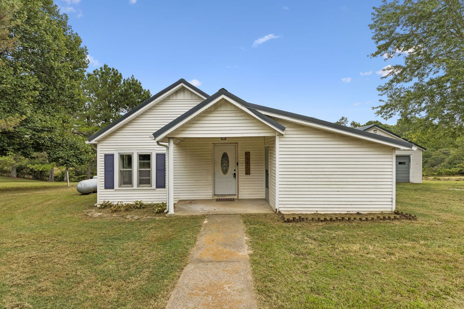 2270 Fall River Rd front exterior, Lawrence County TN home for sale