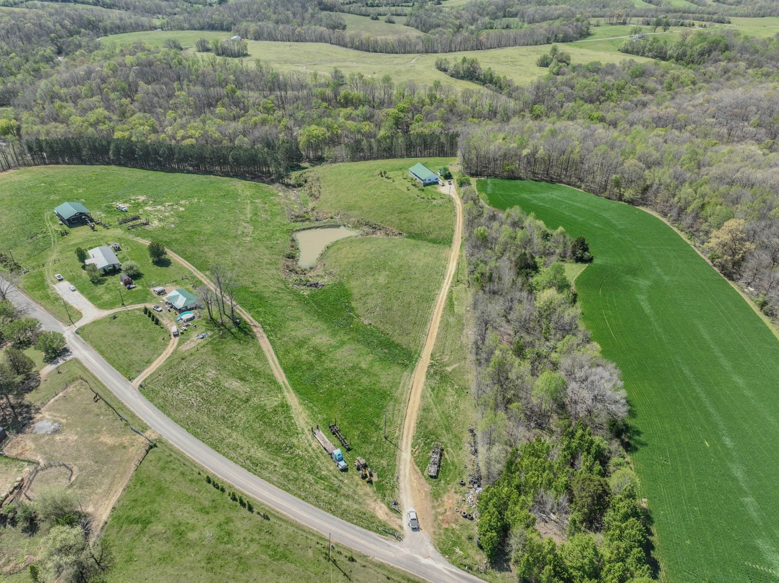 290 Prokesh Rd front exterior, Lawrence County TN home for sale