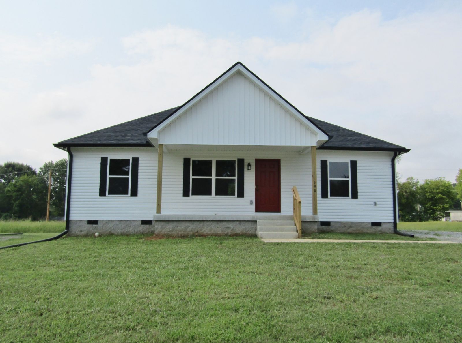 490 Crescent Factory Rd Lot 3 front exterior, Lawrence County TN home for sale