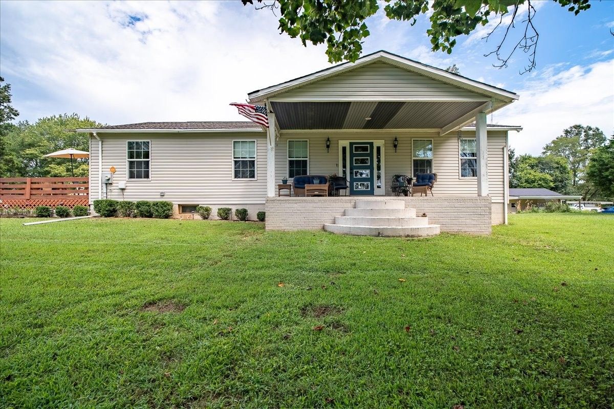 527 Clax Branch Rd front exterior, Lawrence County TN home for sale