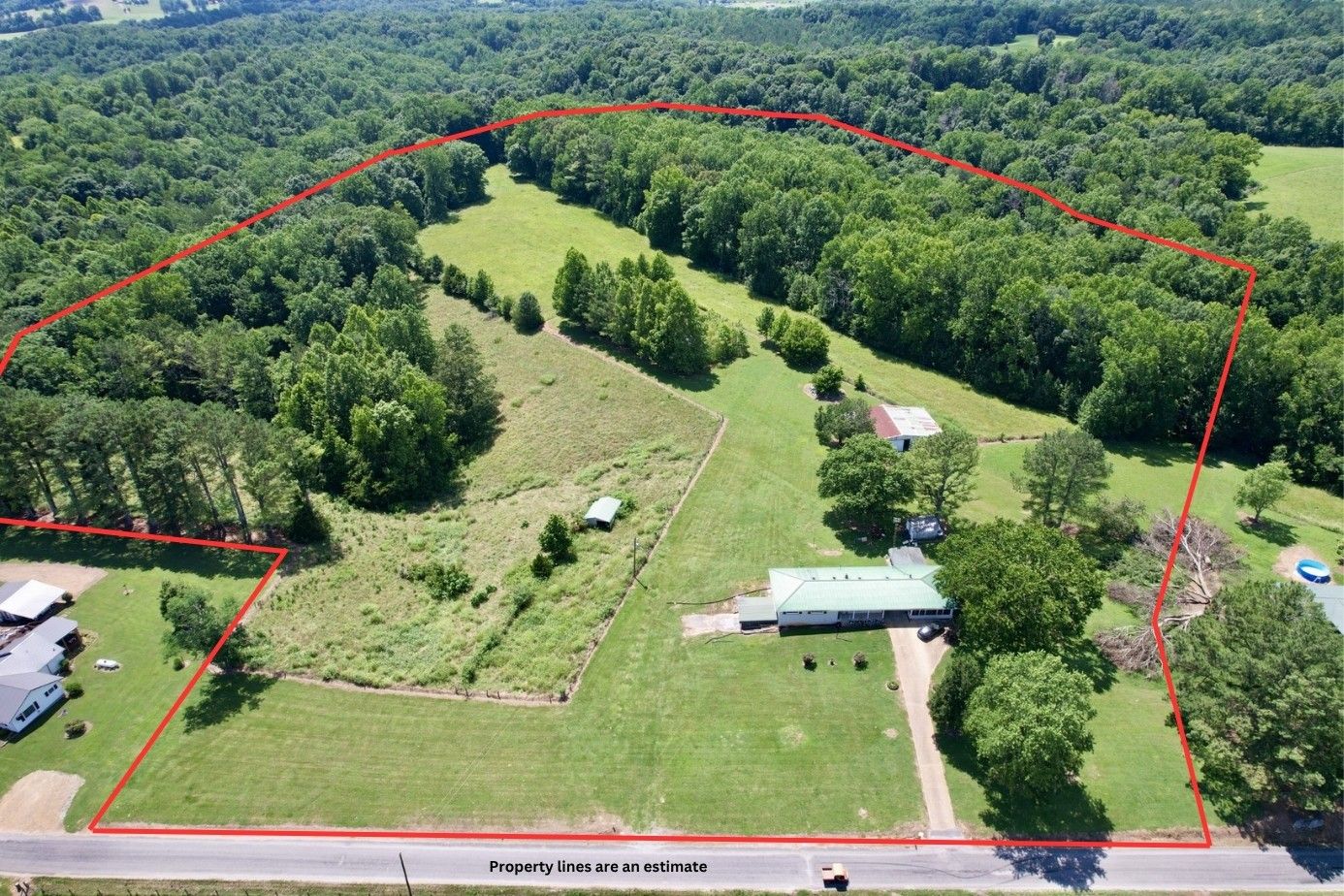 59 Hardin Loop front exterior, Lawrence County TN home for sale