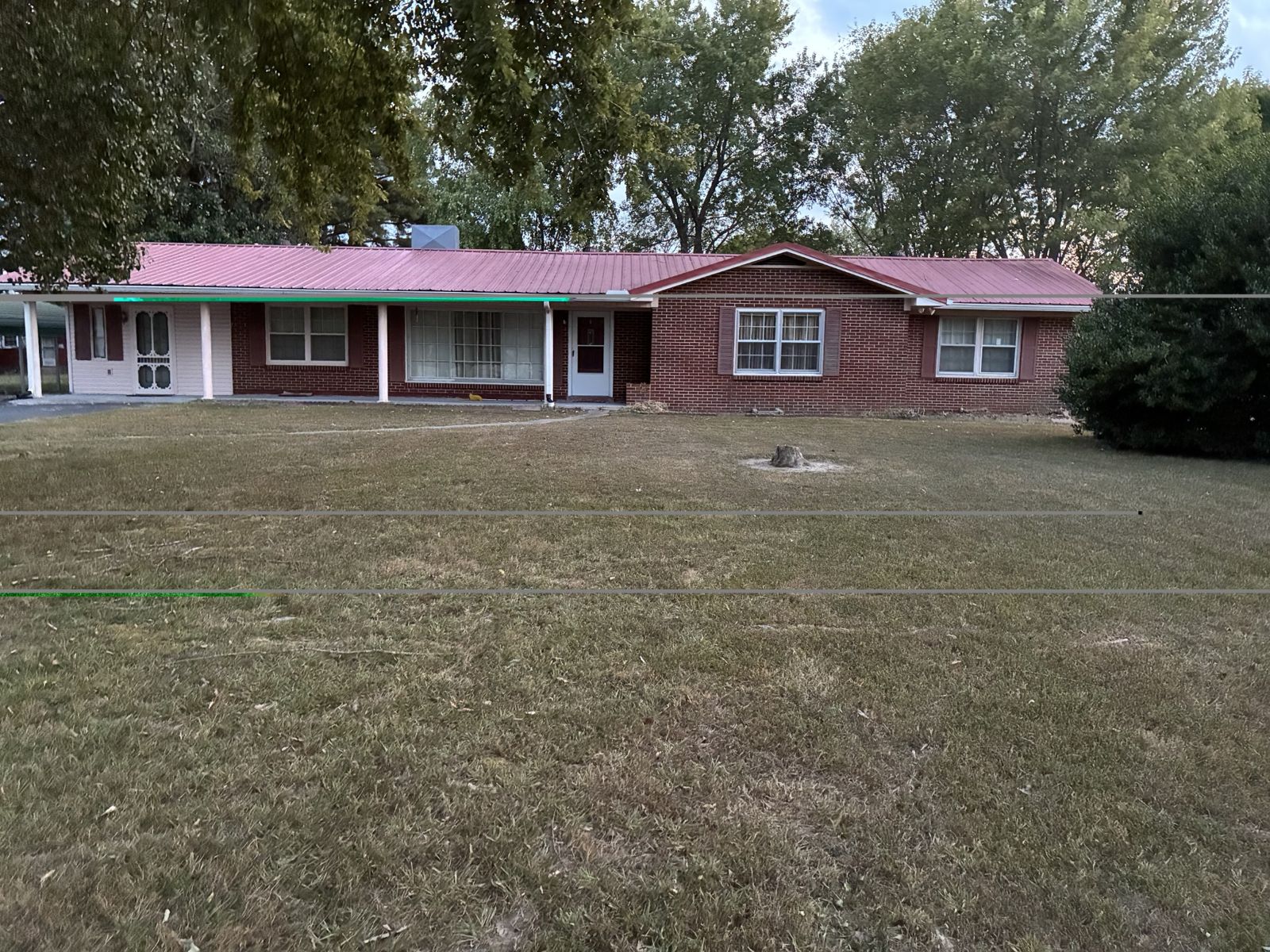 6638 Hwy 64 E front exterior, Lawrence County TN home for sale