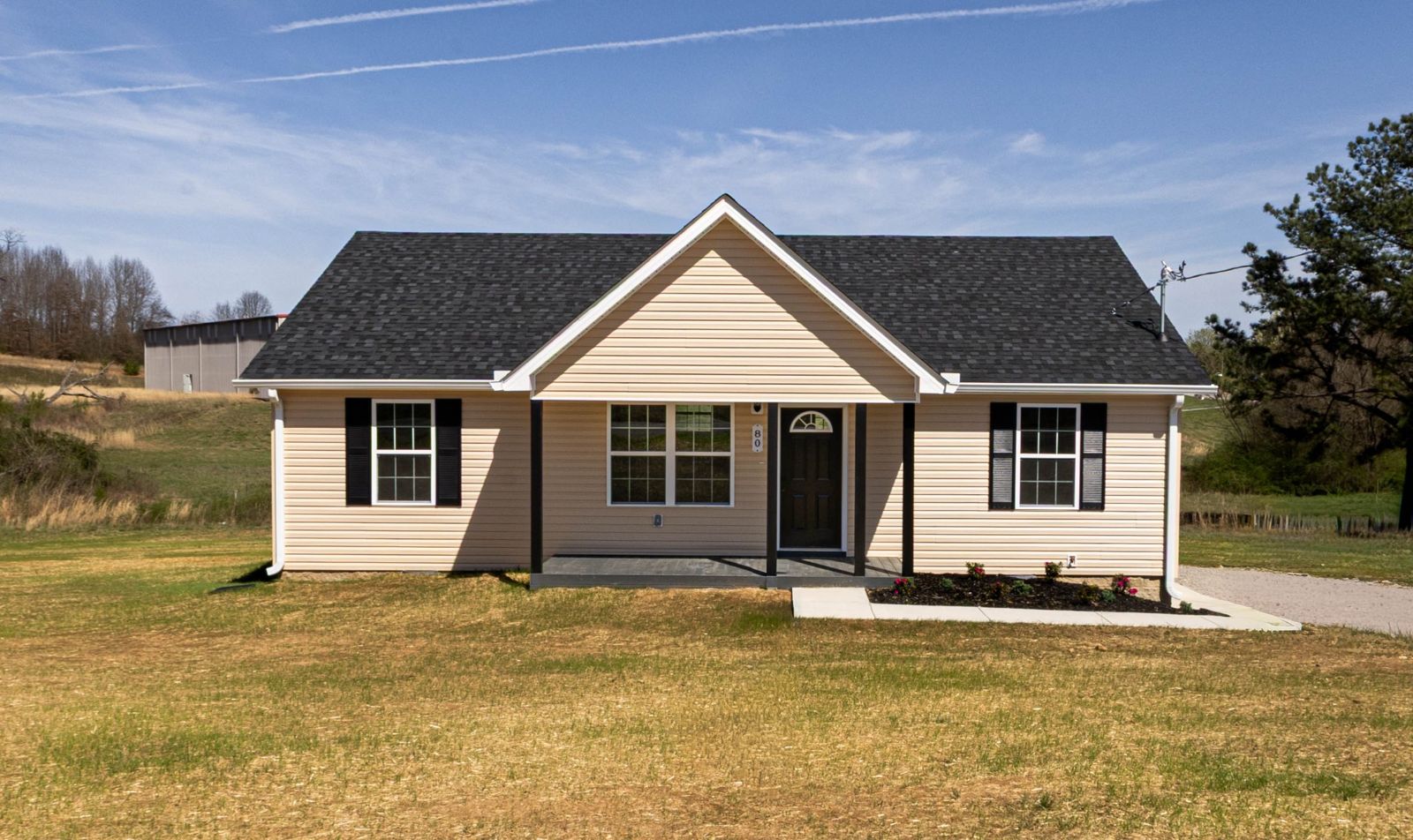 80 Dave O Lane front exterior, Lawrence County TN home for sale