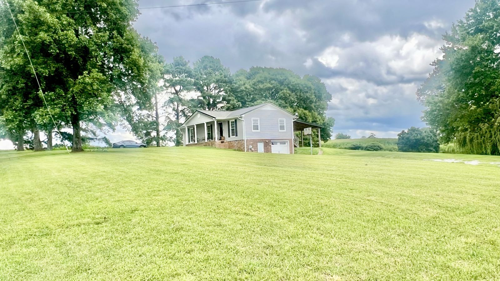 80 Gang Rd front exterior, Lawrence County TN home for sale